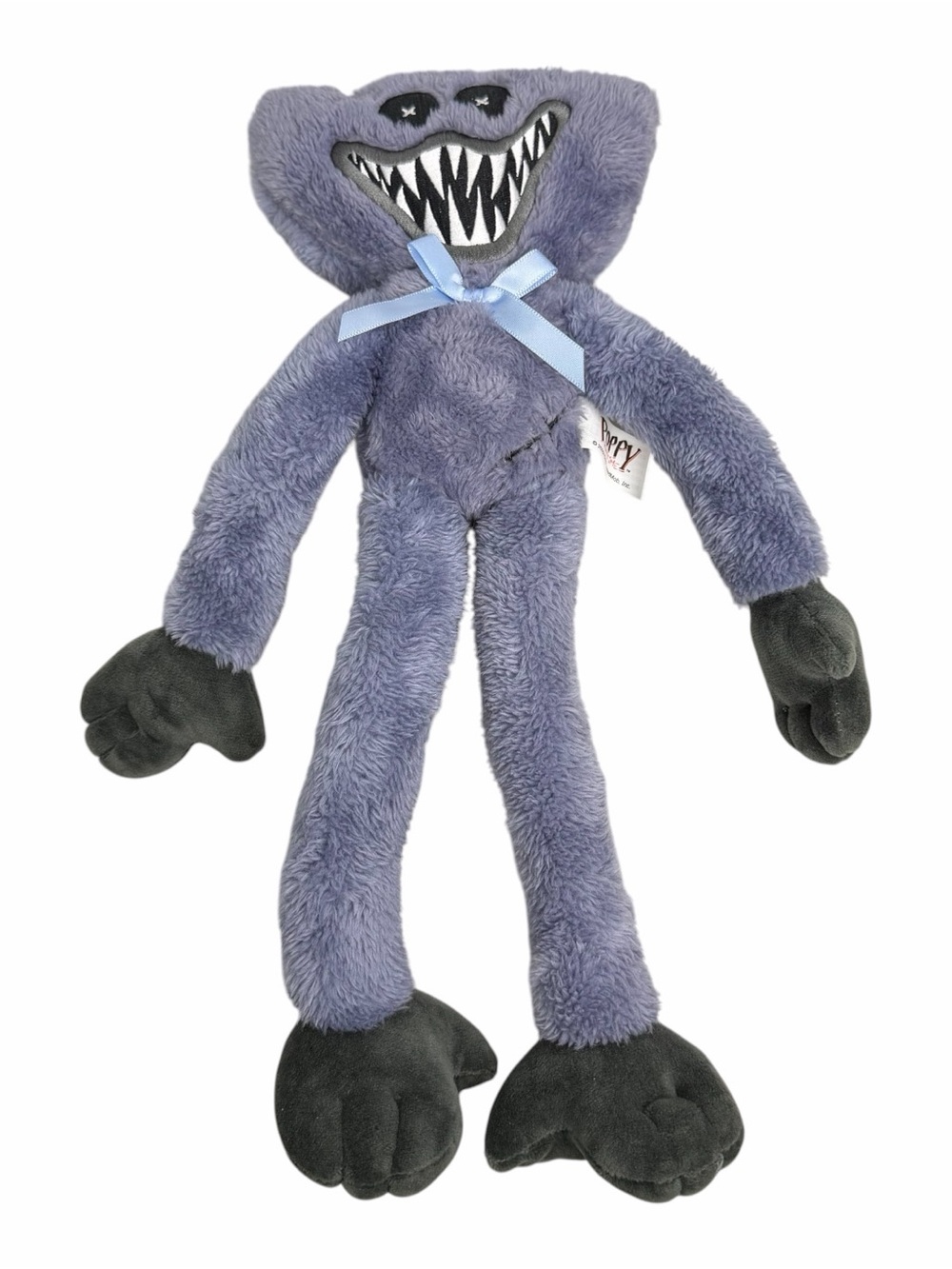Poppy Playtime Huggy Wuggy Gray Plush 2022 Stitches Horror Figure